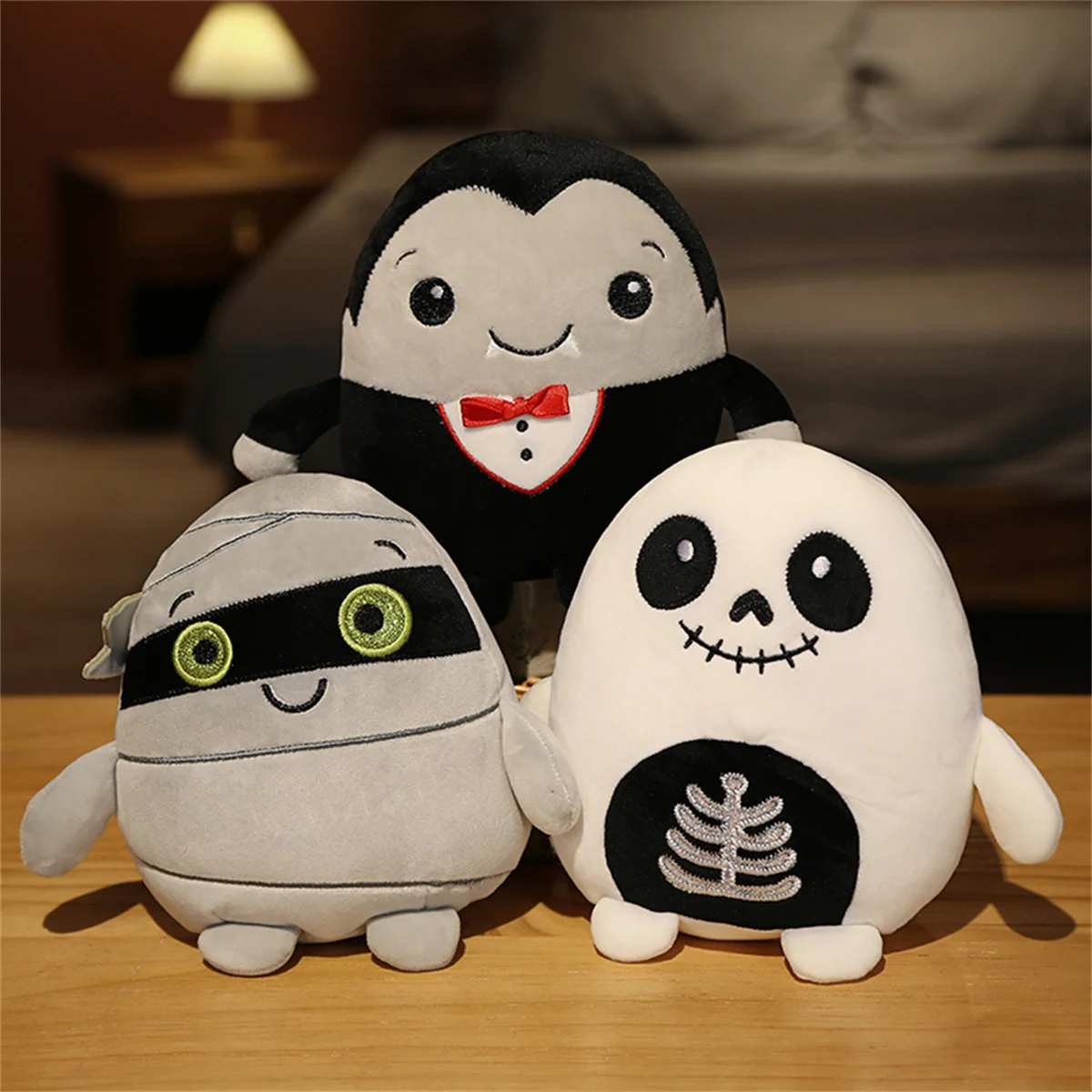 New Hot Halloween Party Plush Toys Cute Plush Stuffed Vampire Pumpkin Man Spooky Plush Toys Halloween Room Decor Gift