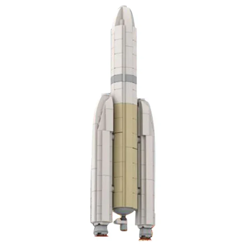 

MOC Midi ESA Ariane V Rocket Building Blocks Kit Space Satellite Saturn V Scale 1:110 Exploration Vehicle Juguetes Bricks Toys