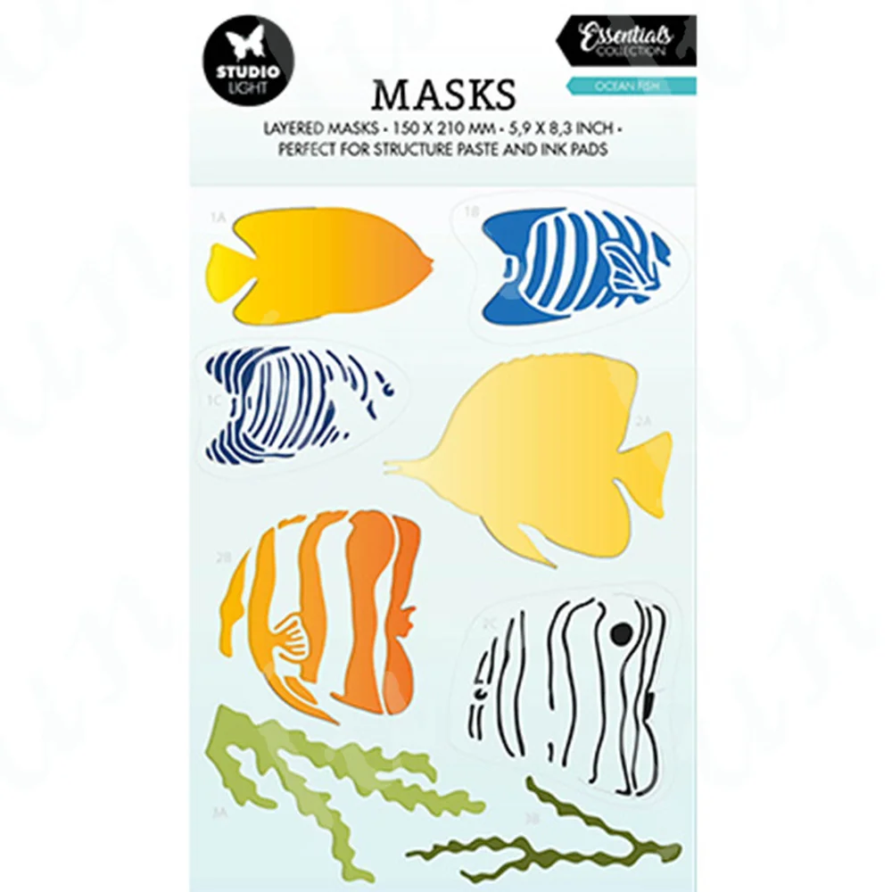 2023 New Ocean Fish Stencils Metal Cutting Dies Sets Scrapbooking New Make Photo Album Paper Card DIY Embossing Craft Supplies