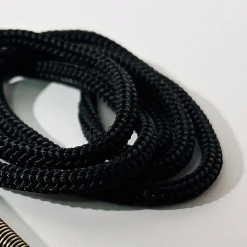X6he Bolo Tie Craft Component Nylon Seil mit Anhänger für kreative Schmucknutzung