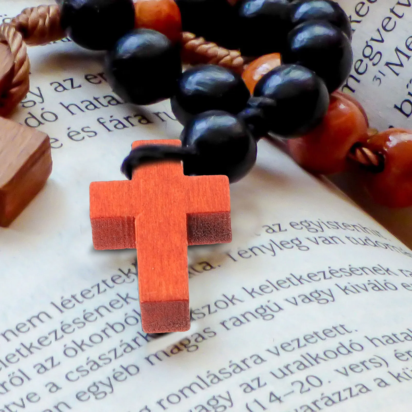 

50Pcs Mini Wood Cross Pendants Elegant Cross Charms for Necklace Bracelet Earring Making DIY Jewelry Accessories