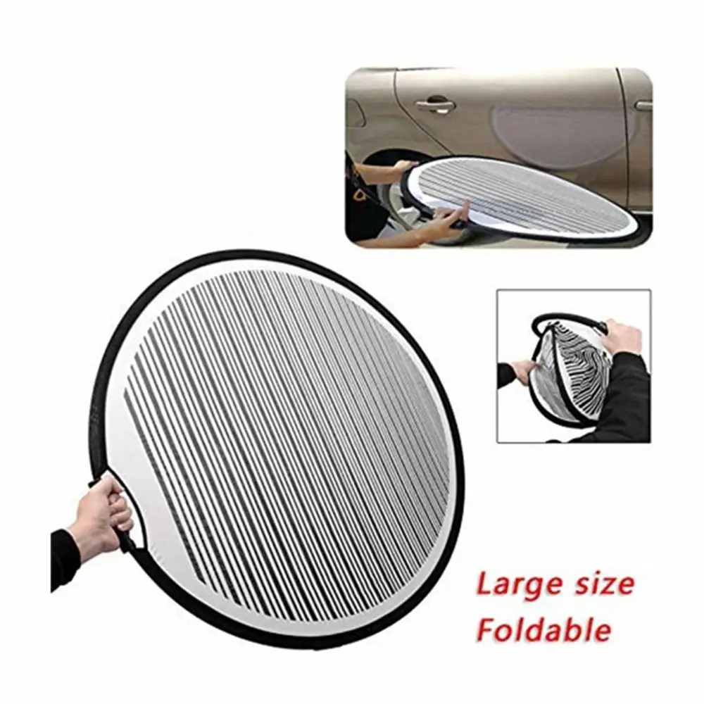 80cm Car Flexible Circular Portable Designed PDR Lined Striped Dent Panel Light Reflector Board