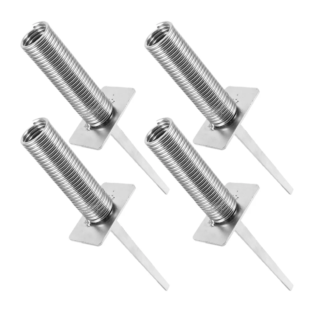 

4 Pcs Spring Floor Nails Soccer Training Mount Agility Equipment Football Flagpole Holder Corner Base