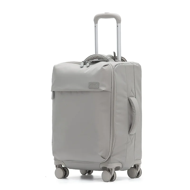 20inch Travel Expandable Soft Suitcase On Wheels Cloth Boarding Case Trolley Rolling Luggage Bag