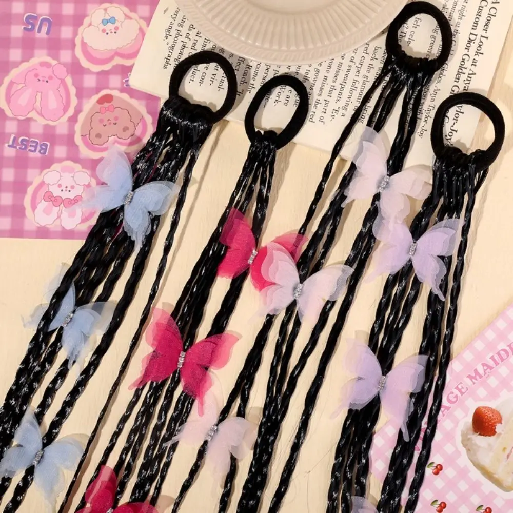 Headwear Wig Braids HairRope New Elastics Hair Ornament Ponytail Headbands Rubber Bands Girls