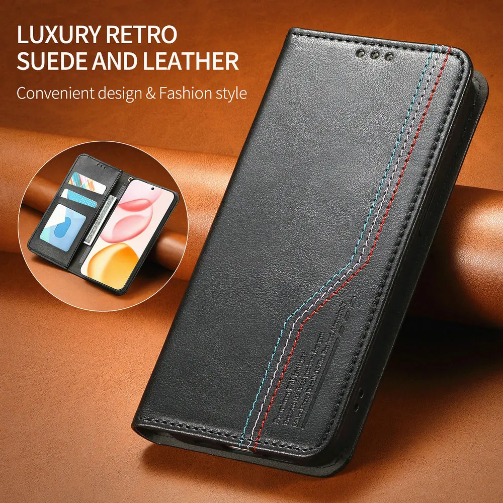 Para huawei nova 14 13 12 11 pro 5g caso de luxo retro livro couro funda nova 13 pro 12 se 11 ultra nova12 nova13 flip capa