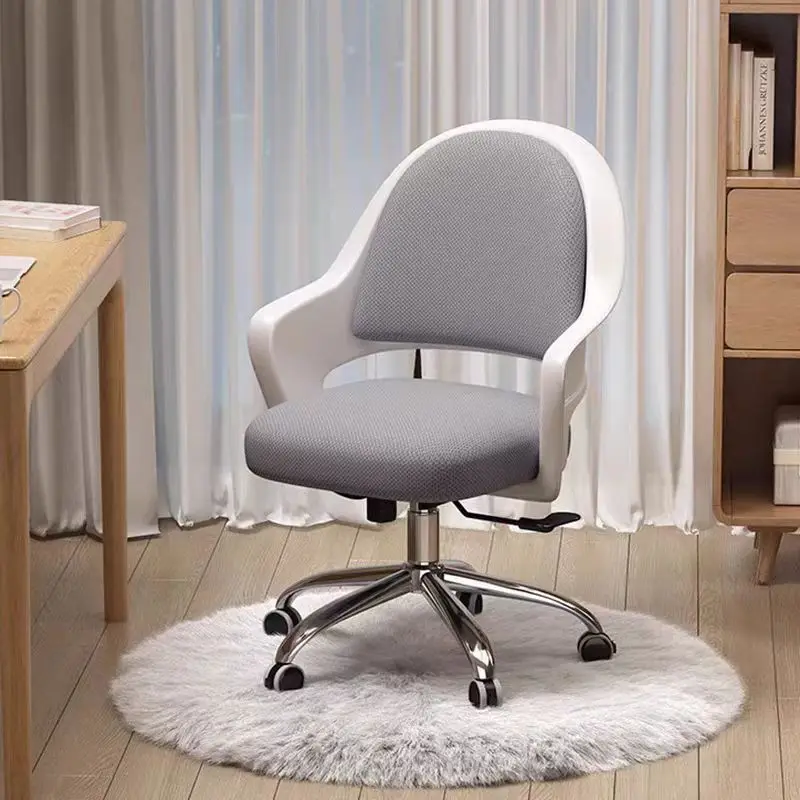 Customizable Comfortable Office Chair with Wheels, Swivel Computer Chair for Studying & Working,