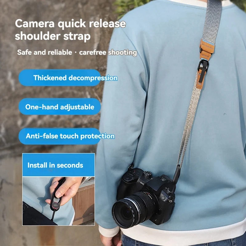 Camera Shoulder Neck Strap 140Cm Adjustable Sling Camera Strap For Nikon Canon Sony Olympus DSLR Camera
