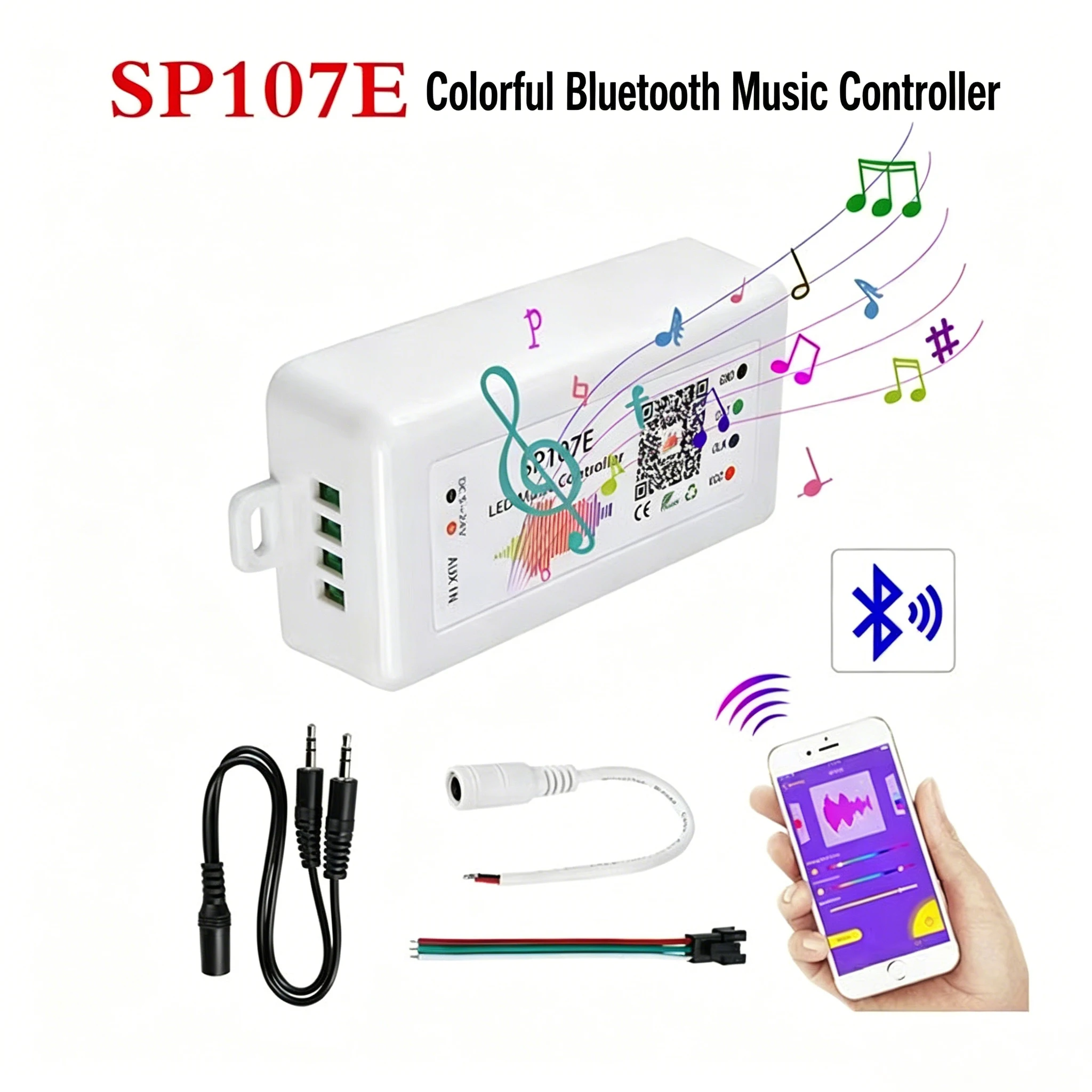 controlador-inteligente-para-fitas-de-led-ws2812b-ws2811-com-bluetooth-wi-fi-que-permite-controlar-a-iluminacao-atraves-de-musica-compativel-com-os-modelos-sp105e-sp107e-sp108e-e-sp110e
