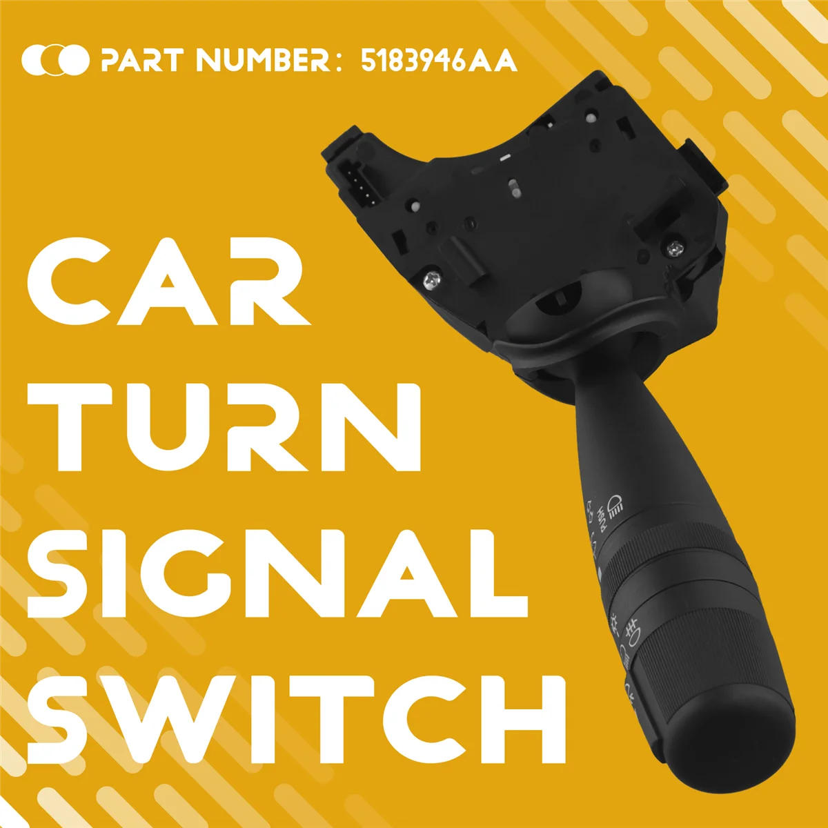 

Upgraded Portable Car Turn Signal Switch Headlight Switch 5183946AA for