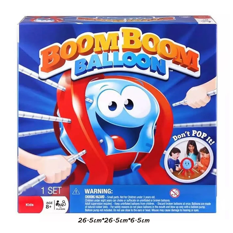 

Exploding Balloon Popping Game, Interactive Balloon Game for Kids, New and Unique Prank Board Game Toy, Suitable for Christmas, Spring Festival, New Year's Day, Birthdays, Suitable for Boys and Girls