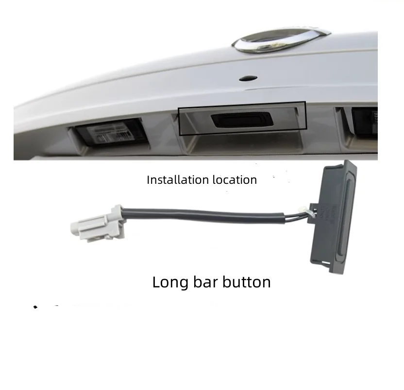 For NISSAN 2008-2015 QASHQAI Rear Trunk Tail Cover Tailgate Intelligent Start Button Luggage Compartment Switch
