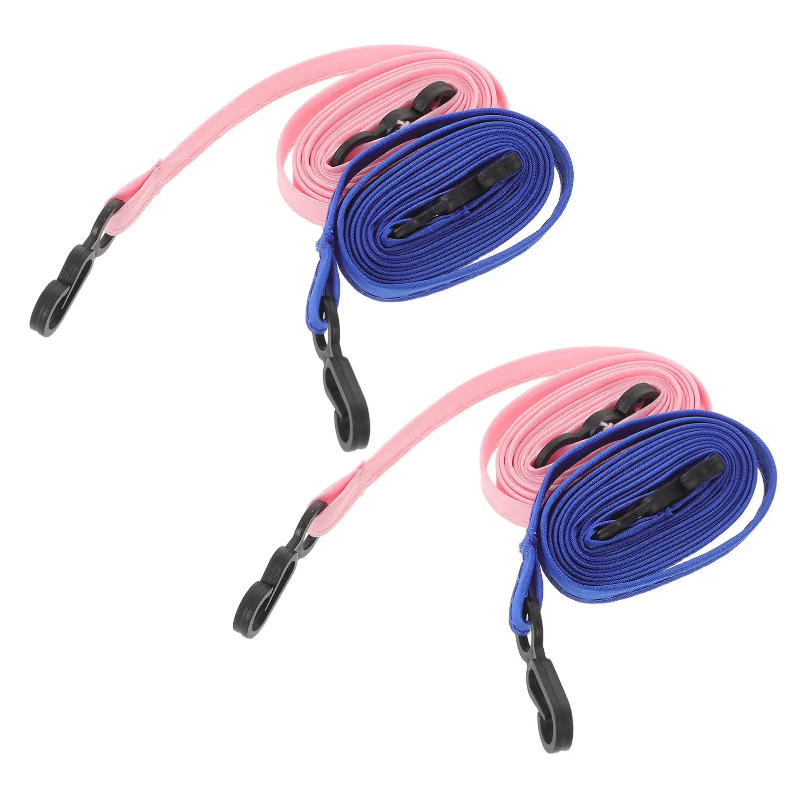 

4Pcs Winter Gloves Lanyard for Children Anti-Lost Mitten Holder String with Safety Clip Soft Fabric Neck Strap for Skiing