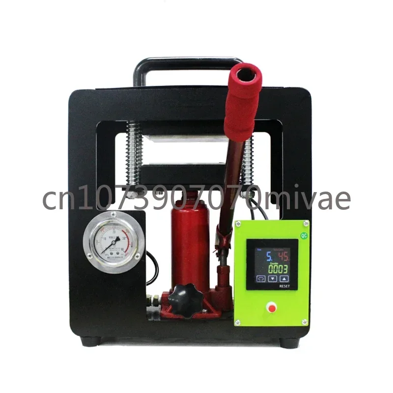 5/10Tons 6 X 12cm Dual Heating Plates Hydraulic Resin Press Machine Hydraulic Digital Skateboard Manufacturing Hot Press Machine