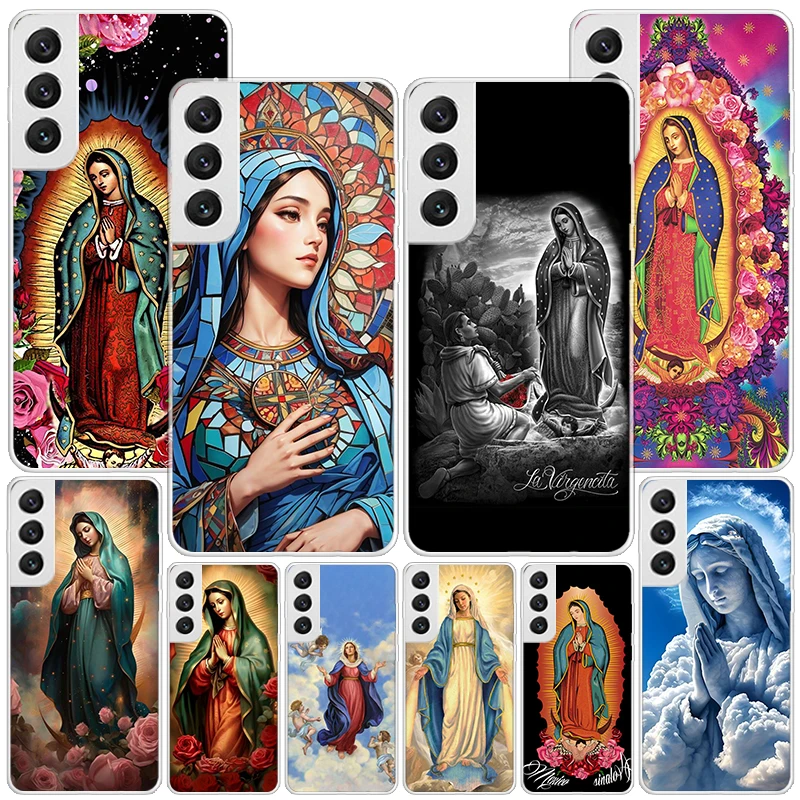 Virgin De Guadalupe Virgen Mary Phone Case For Samsung Galaxy S24 Ultra S23 S22 S21 Plus S20 FE S10E S10 S9 S8 + Personalized Pr