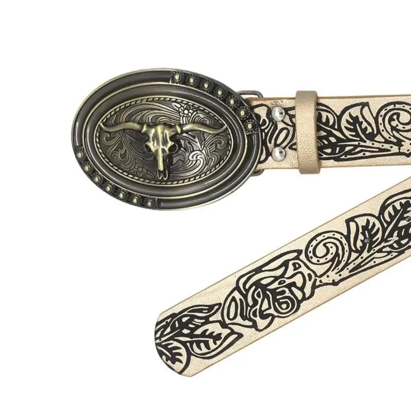 39BD 2000S BELT UNISEX COWBOY BETT PANTS PANTS BETT HALTALEEN DRESSING UP PU BELT DECORS