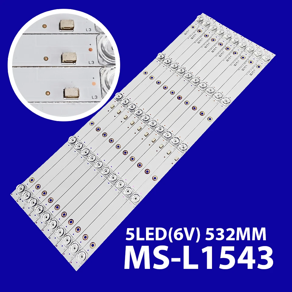 10Pcs 5LED(6V) 532M…