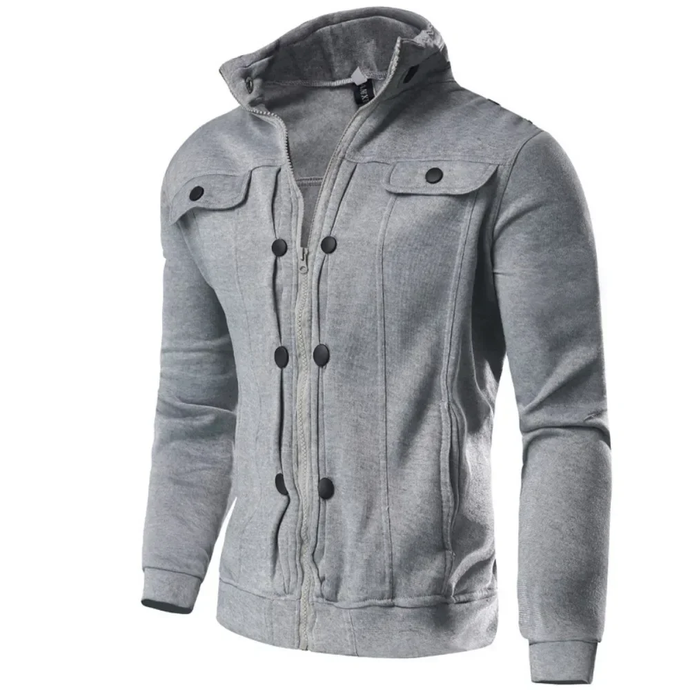 

LIBIELIY Men's Hoodies Cardigan Autumn Jackets Fleece Hooded Coat Sweatshirts Pullover For Male Jacket Sweatshirt Casual Jackets