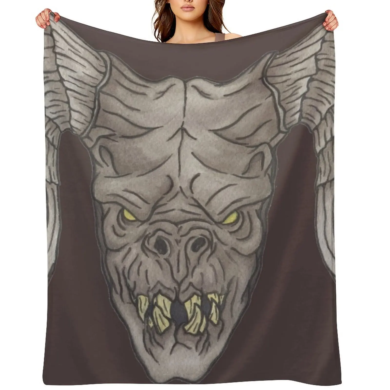 

Deathclaw Head. Throw Blanket Blankets For Baby Comforter for winter Luxury Thicken Blankets