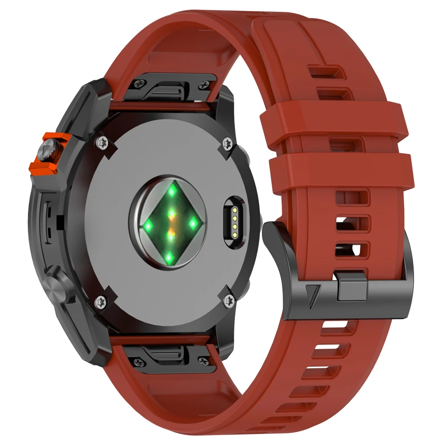 26mm 22mm siliconen QuickFit bandje voor Garmin Fenix 8 7X 7 47mm 51mm/6X 6 Pro 5 5X Plus 3HR Tactix 8 7 horlogeband armband