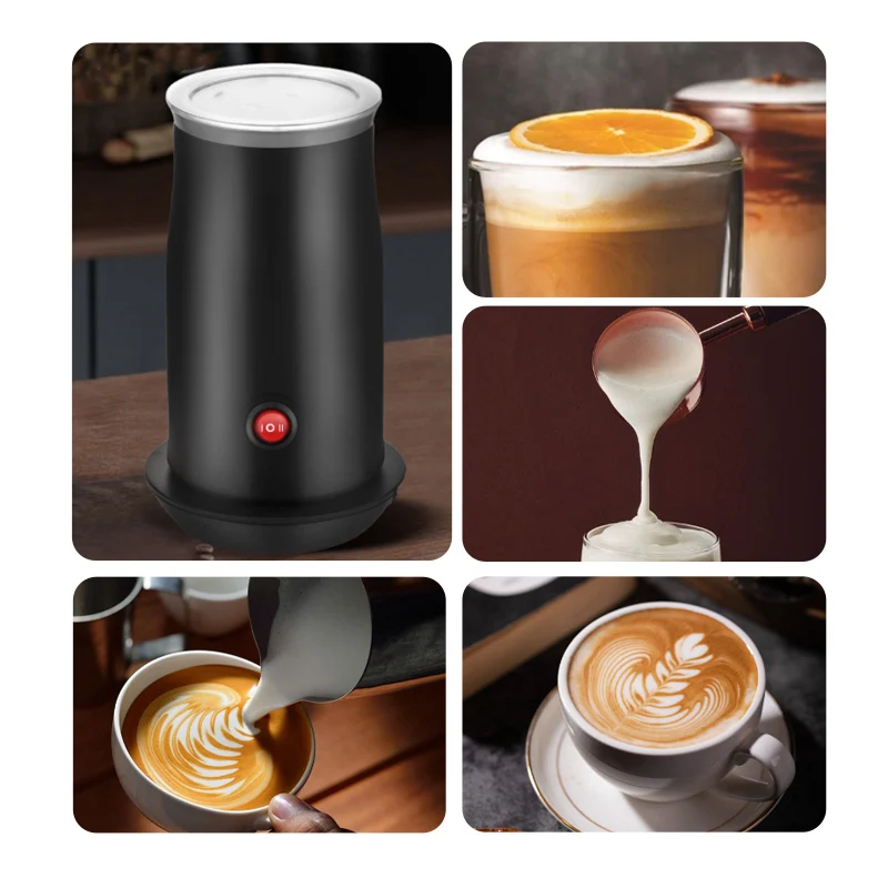 ماكينة رغوة الحليب الكهربائية الصغيرة الحجم التي تعمل باللمس #4