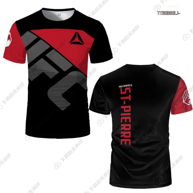 2025 New Men's and Women's Boxing Match Quick drying T-shirt Hot Selling Fighting Extreme Sports Top 3D Printed Short Sleeve 6XL