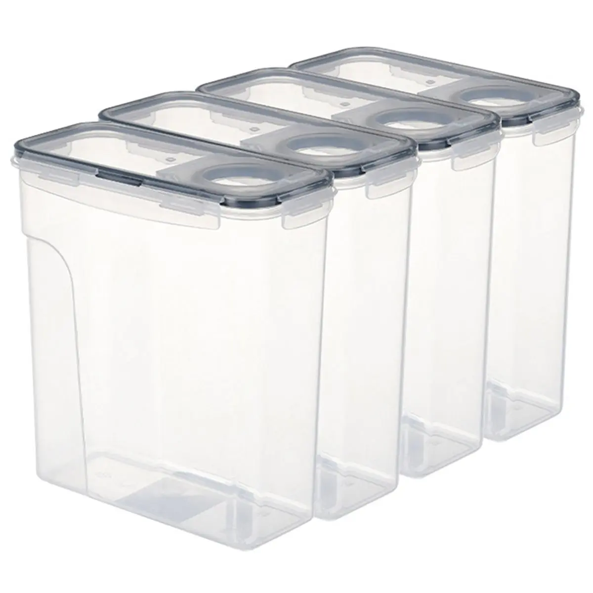 Fits for 4Pcs 4L 3D Printer Filament Storage Container Airtight Moisture-Proof Box for Spool,Keep PETG/TPU Filaments Dry Dust