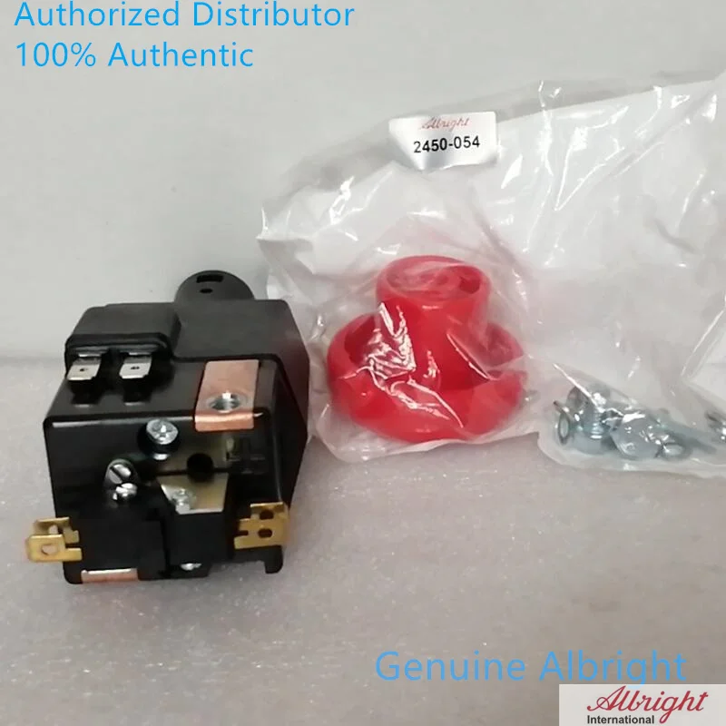 Original Albright SD150 SD150A-2 Emergency Stop Switch with Micro Switch 24V 125A Emergency Button Disconnector 24 Volt 125 Amp