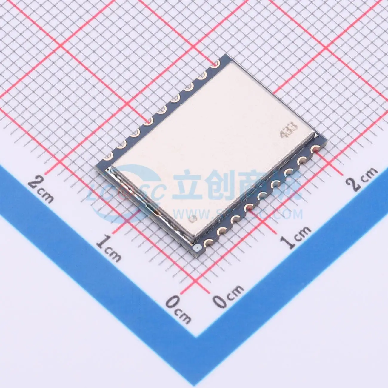 2pcs lora1121-433MHz SMD 19.7x15mm AES LoRa LoRa Wireless RF Transceiver Module