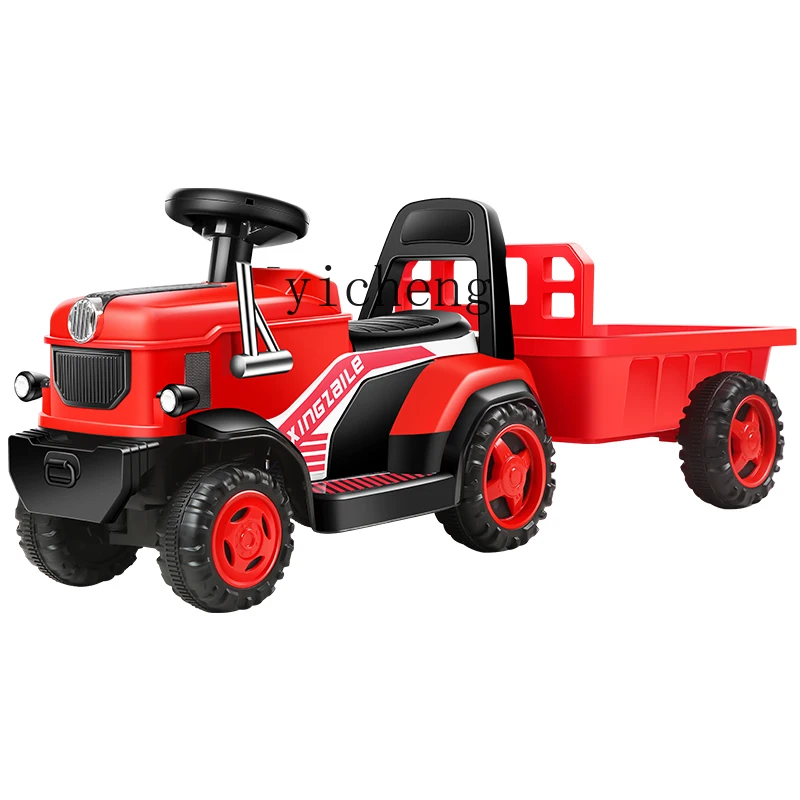 Tqh-Tracteur électrique télécommandé pour enfants, voiture jouet pour garçon, train, voiture de plage, véhicule tout-terrain portable, EbPortable