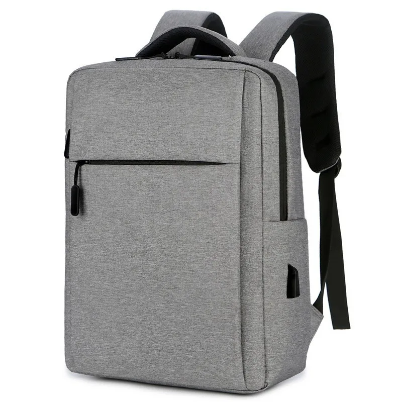 Verbesserter Computer-Rucksack, Dual-Umhängetasche, Notebook-Rucksack, Geschenktasche mit USB-Aufladung für Business-Laptoptasche