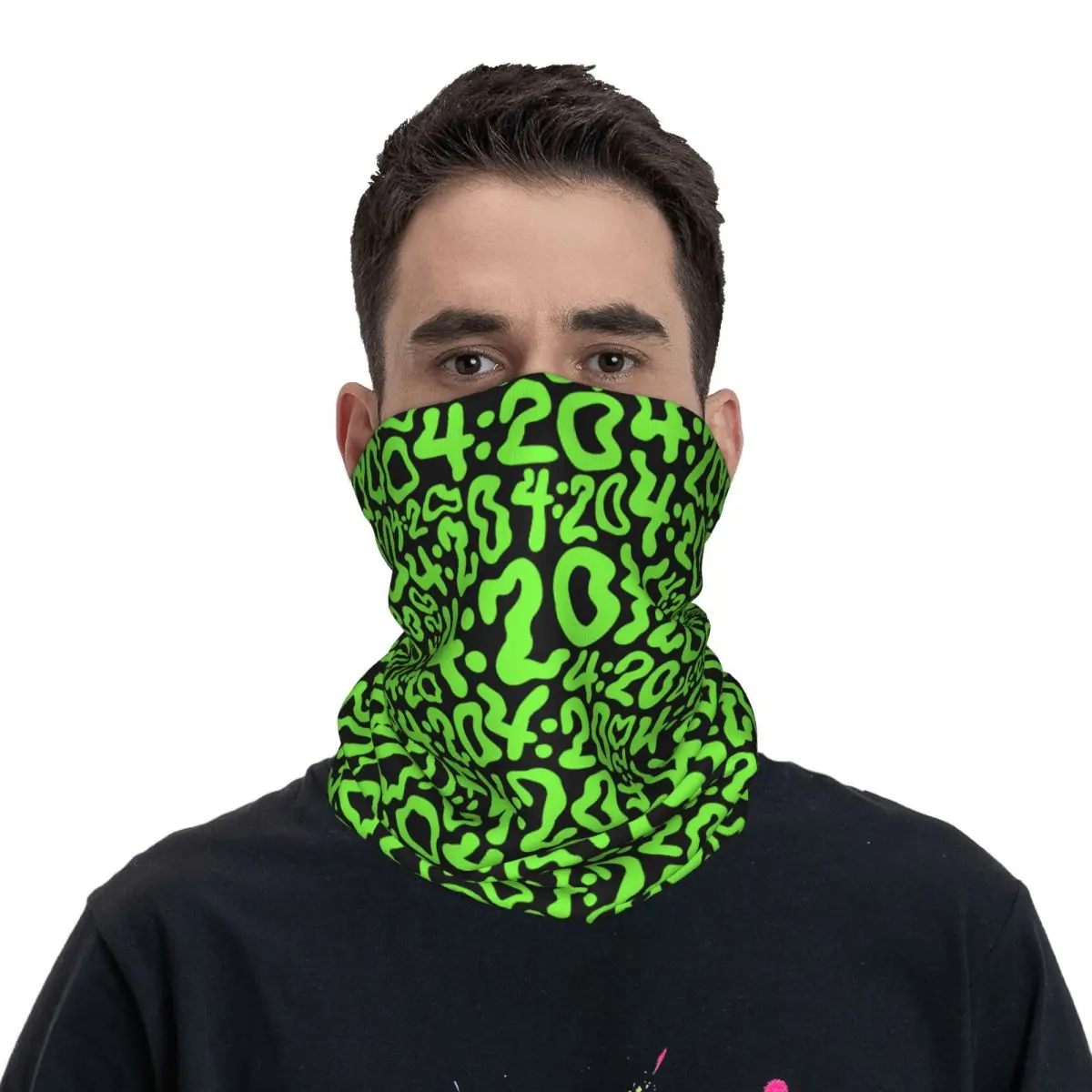 

Трава 420, бандана с надписью конопли в стиле Триппи, шейный чехол, волшебный шарф с принтом, многофункциональная повязка на голову