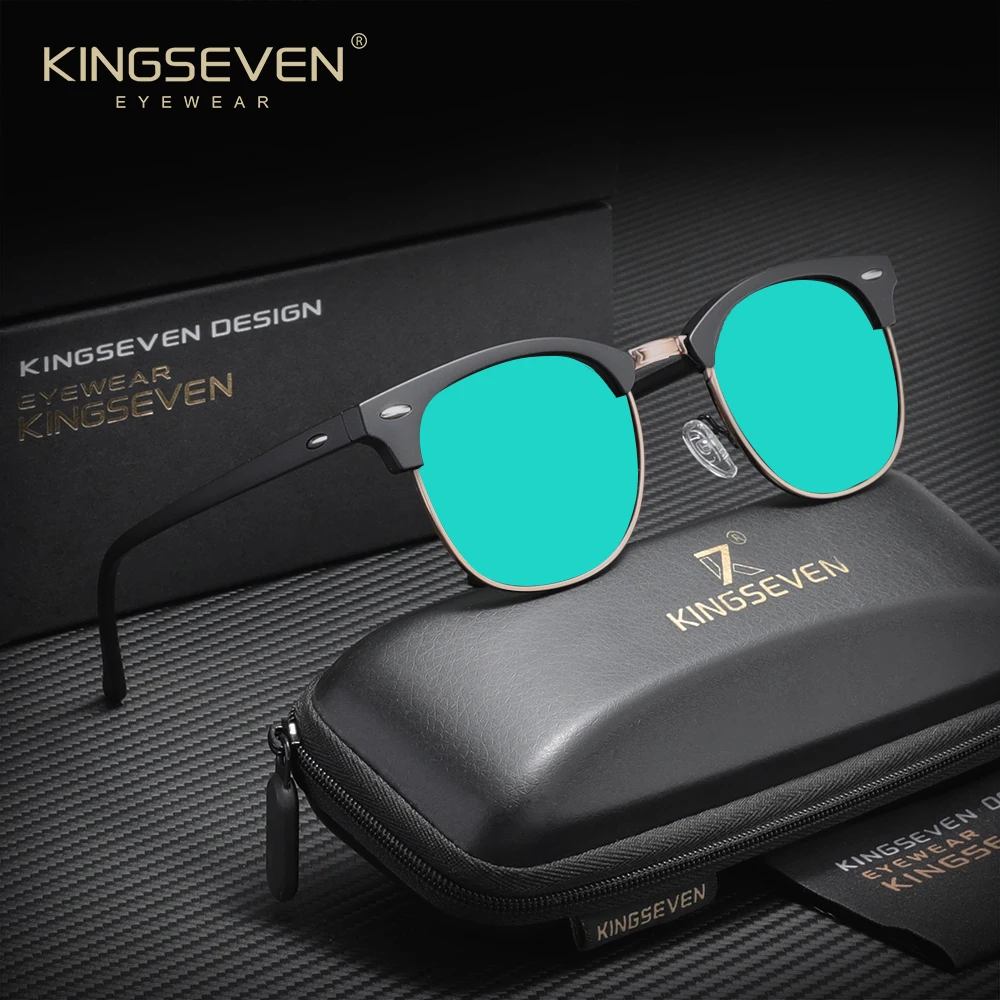 KINGSEVEN Luxus Kausalen Große Rahmen Sonnenbrille Frauen Sonnencreme Mode Polarisierte UV400 Gläser Im Freien Fahren Legierung Brillen 5