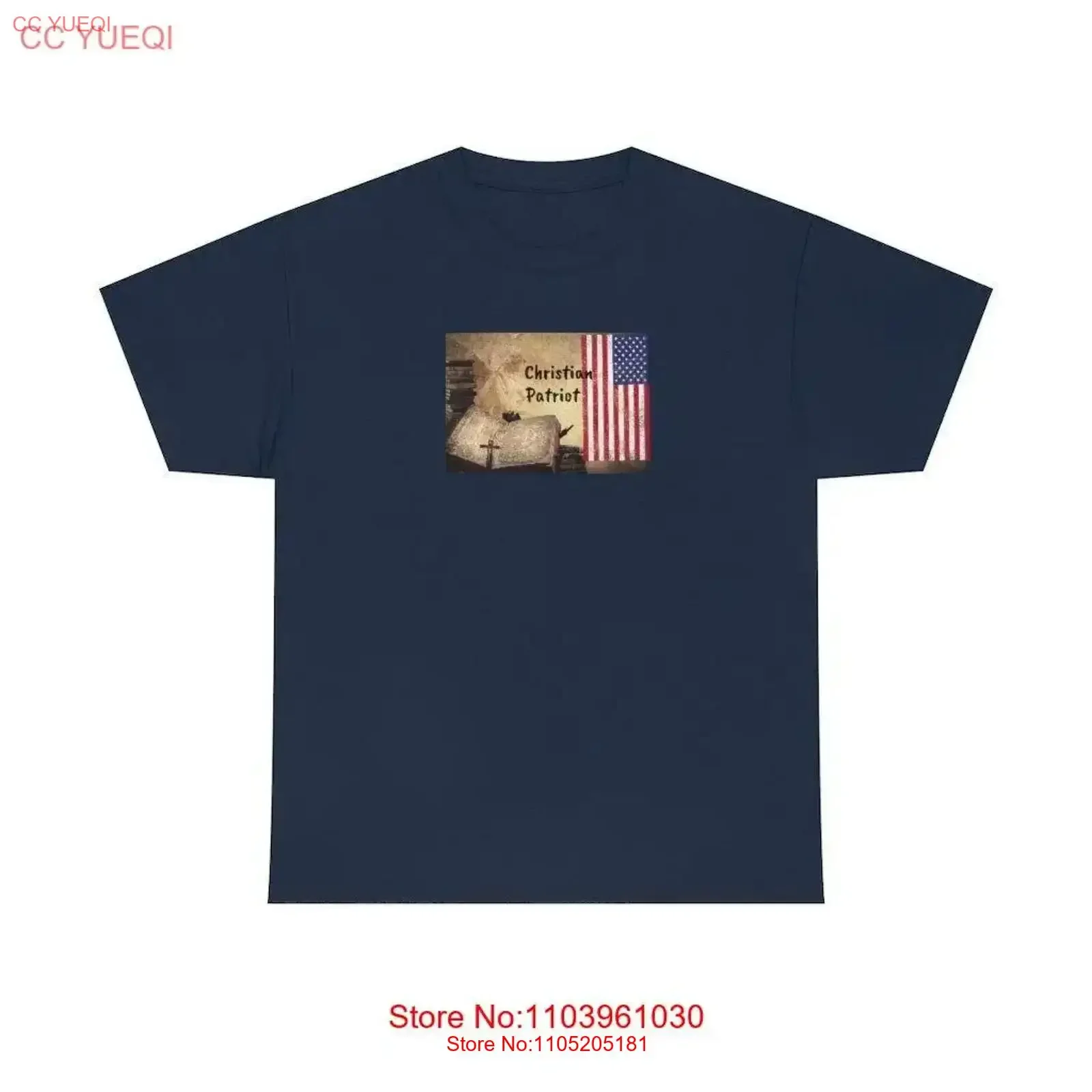 Camiseta patriota cristiana bandera patriótica de EE. UU. Idea América primera fe Dios y país vintage lavado cómodo elegante