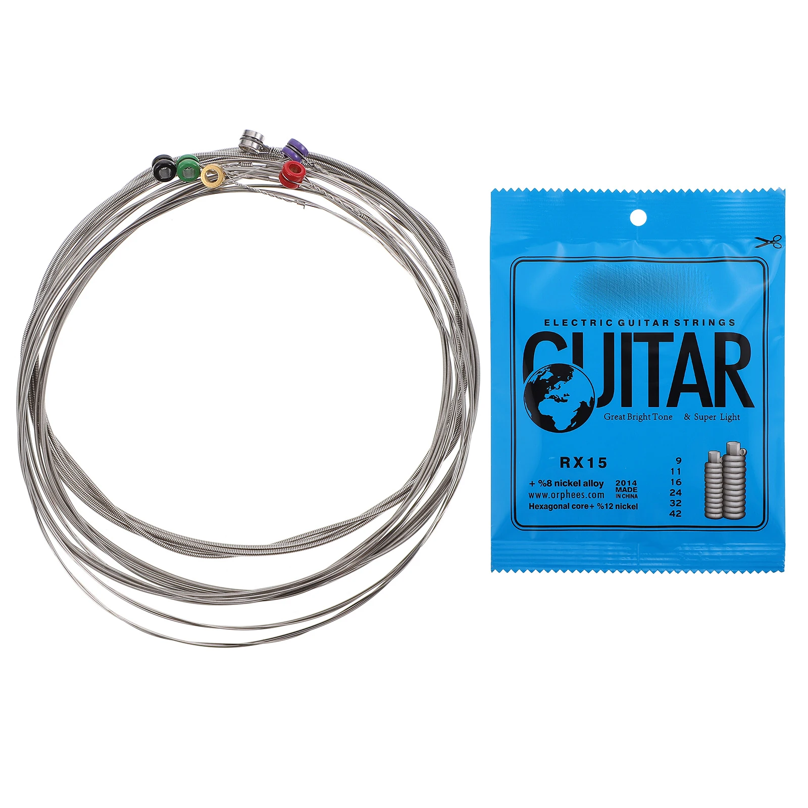

2 Sets String Change Nickel-plated Guitar Strings Musical Instrument Accessories Outer Material: Alloy Parts