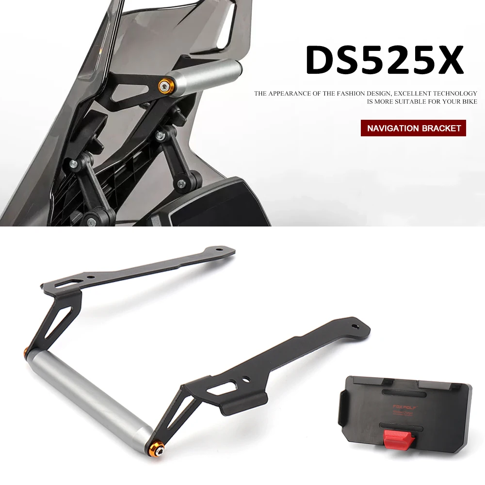 

Motorcycle Accessories GPS Mount Navigation Bracket Supporter Mobile Phone Stand For Voge DS525X DS 525X DSX525 525 DSX 2023-