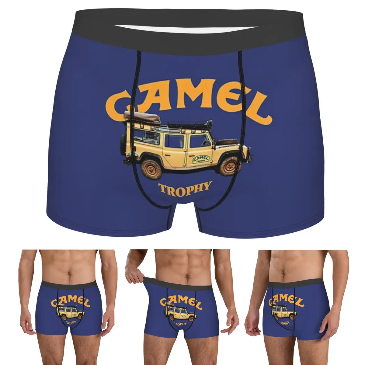 

Boxer Underpants Shorts Camel Trophy Defender 110 Panties Male Breathable Underwear for Homme Man Boyfriend Gift