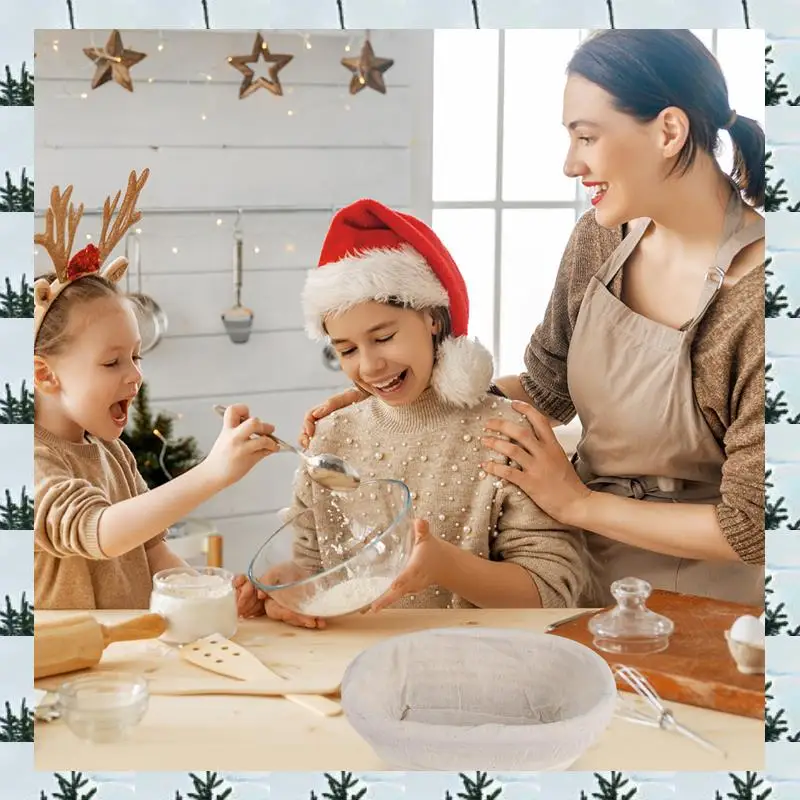 

ABLG Oval Bread Proofing Proving Basket Rattan Dough Banneton Baguette Brotform Tools