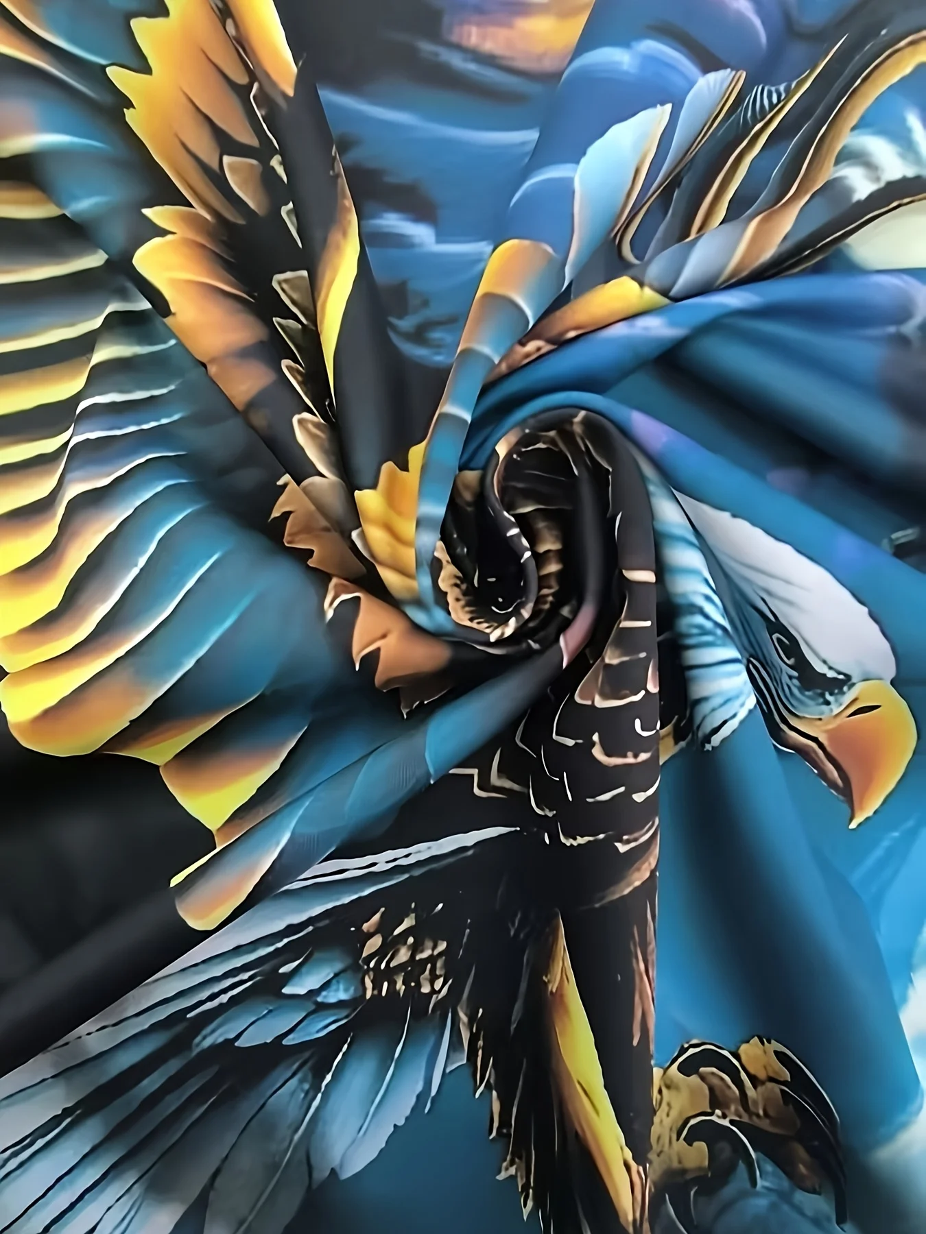 Animal Eagle 3D-Druck Sport Schnelltrocknend Atmungsaktiv Herren T-Shirt Outdoor Street Casual Fashion Run Fitness Eltern-Kind Kurzarm – Detail 6