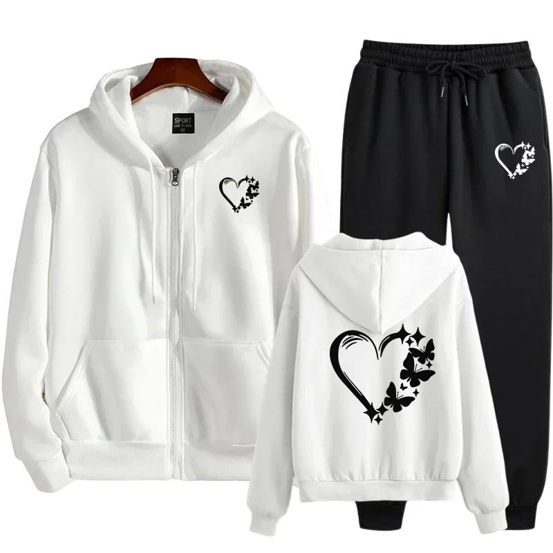 Daily Women's Tracksuit Hoodies Hot Sale Single Piece Sweatshirt and Sweatpants Comfortable Outdoor Jogging Autumn Winter Casual