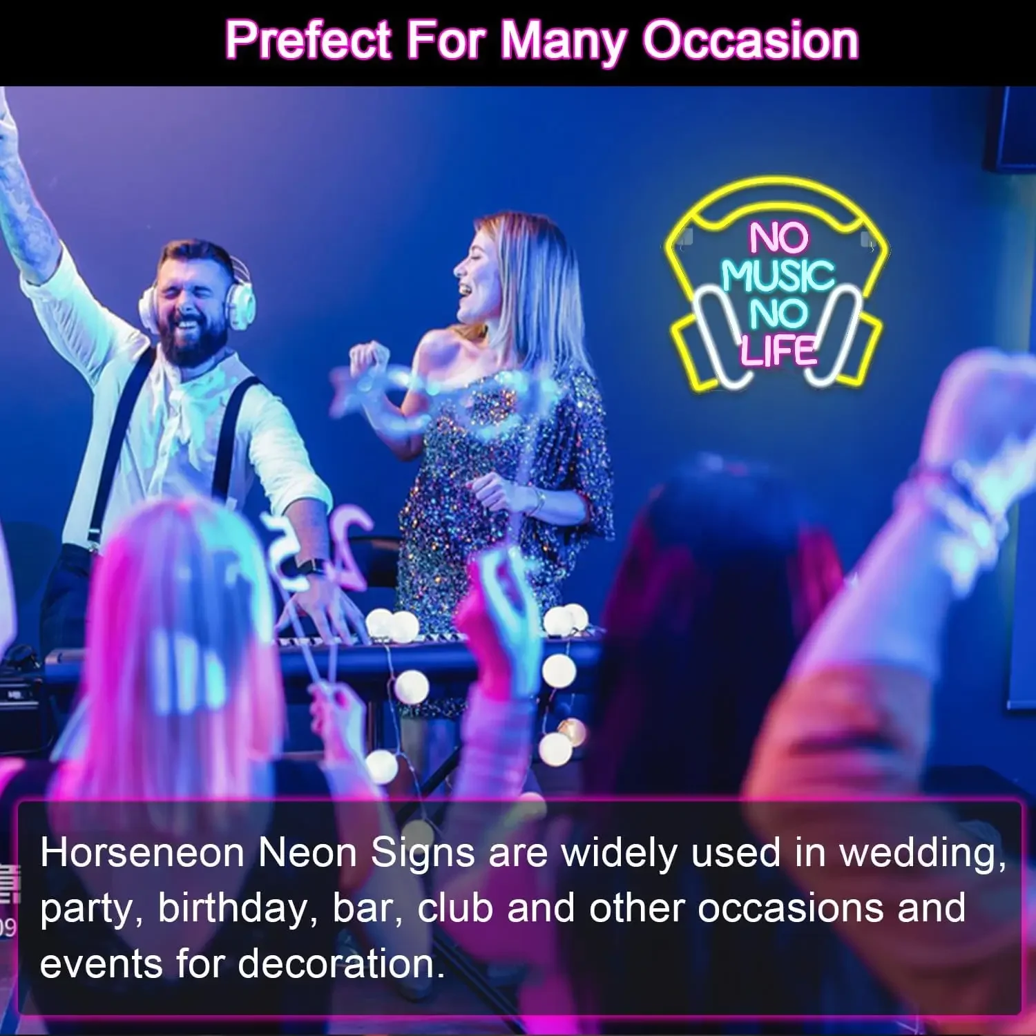 USB Powered Neon Light Signs, Sem música, Sem vida, Light Up Sign, Sala de música, Quarto, Loja, Sala de jogos