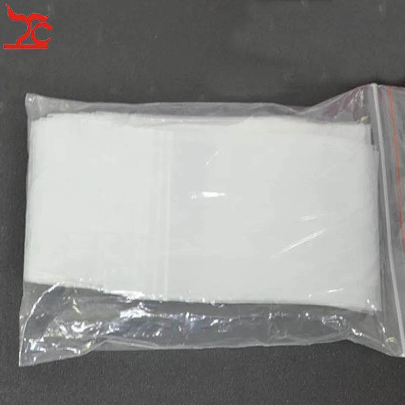 100 Stuks Dikke Mini Ritssluiting Doorzichtig Plastic Zak Ziplock Ritssluiting Hersluitbaar Poly Bag Munt Sieraden Verpakking Zak 0.12Mm