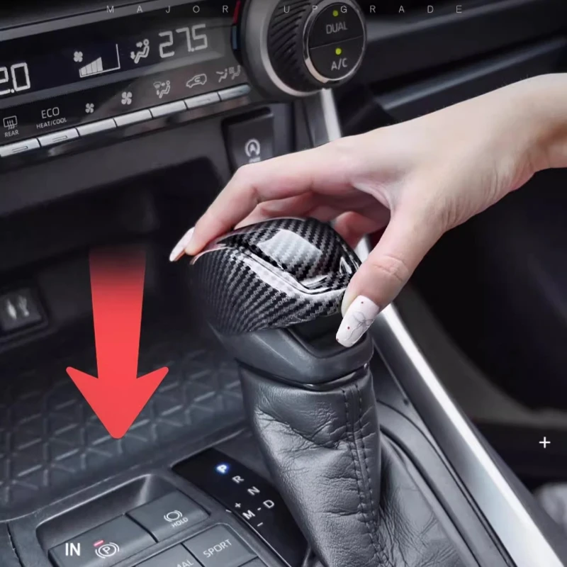 

Carbon Fiber Shift Knob ​​For Toyota RAV4/Highlander/Kluger/Camry 2020-2024 - Forged ABS+Real Carbon Overlay w/EMI-Safe Core