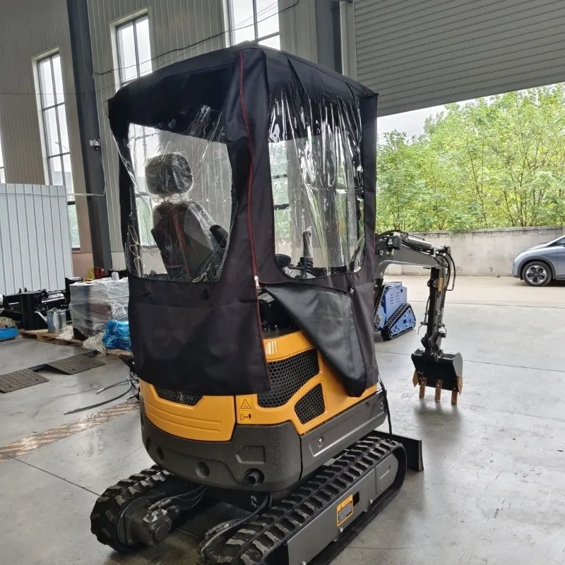Mini Excavator Outdoor Protection Full Exterior Snow Cover Sunshade Dustproof Protection Cover for For Kubota Sany