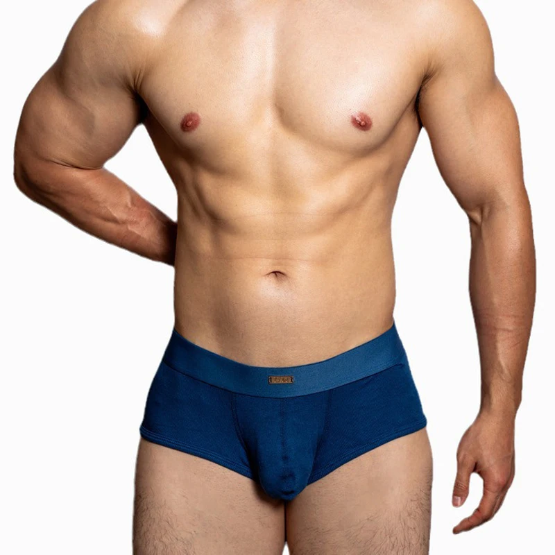 Herrenunterwäsche, schlichter Stil, Schwarz, Weiß, Basic-Bottom-Boxer, Metall, fortschrittliche Modal-Unterhose mit vier Ecken