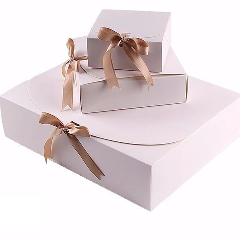 10PCS Multi-Size Paper Gift Boxes for Celebrations