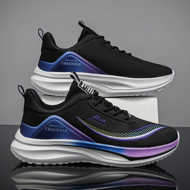 

Couple sports single shoes, thick soled non slip casual shoes, lightweight and comfortable outdoor sports plus size running shoe