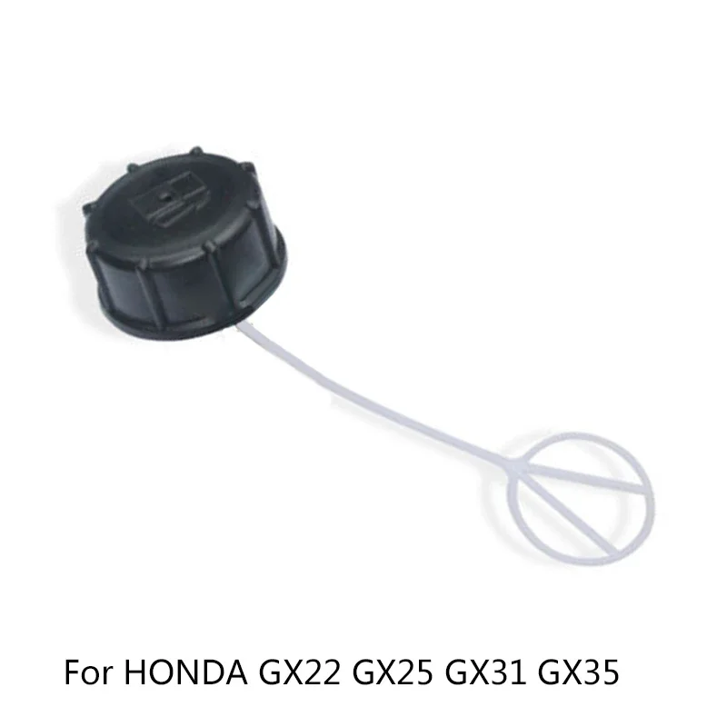 Fuel Tank Cap Replacement Parts Black Fuel Cover Lid For GX22 GX25 GX31 GX35 Trimmer Strimmer Engine Motor Parts Garden Tools