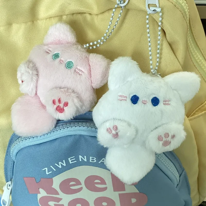 1/4Pcs Mode Lange Schwanz Katze Schwanz Schlüsselbund Füllung Katze Tasche Dekoration Schlüsselbund Katze Nette Weihnachten Geburtstag Geschenke schlüsselring – Detail 2