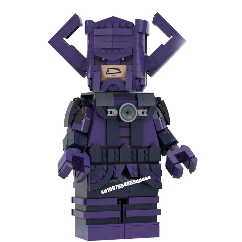 940Pcs Famous Hero Movie Moc Miniature Galactued Character Figure Model Custom Puzzle Diy Creative Ideas Kid Toy Birthday Gift